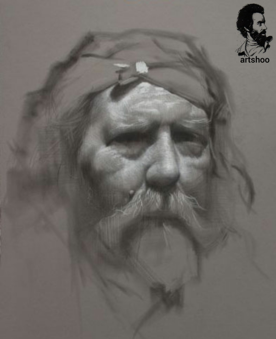 نقاشی سیاه قلم